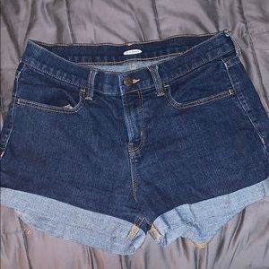 Dark Blue Jean Shorts